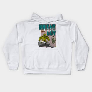 Knight Guy in low res world Kids Hoodie